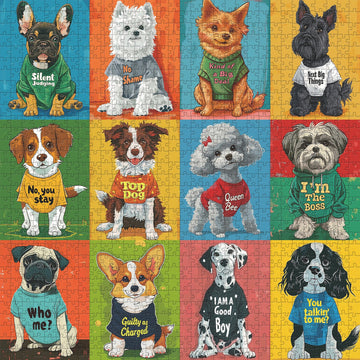 Lovely Dogs Jigsaw Puzzle 1000 piezas